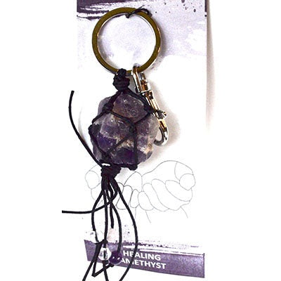 Healing/ Amethyst keychain