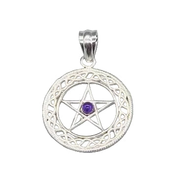 30mm Amethyst Pentagram