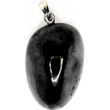 Shungite tumbled pendant