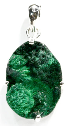 Malachite Fiber pendant