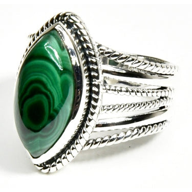 size 12 Malachite ring