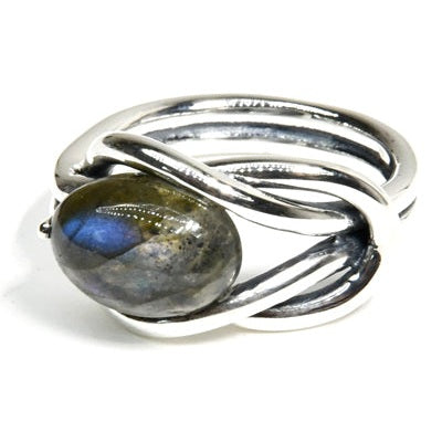 size 12 Labradorite ring