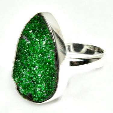 size 6 Uvarovite ring