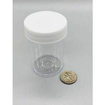 Plastic Jar with Screw Cap, 0.5 oz