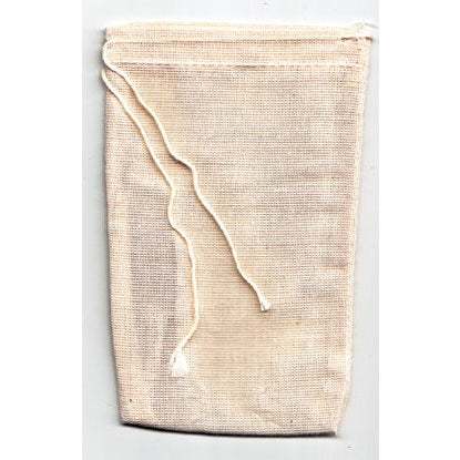 Cotton Tea Bags, Set of 12, 3" x 5"