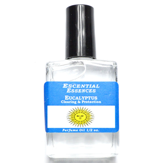 Eucalyptus Perfume Oil by Escential Essences, 1/2oz Bottle