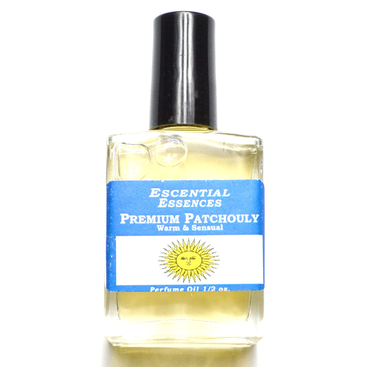 Premium Patchouly Perfume Oil by Escential Essences, 1/2oz Bottle