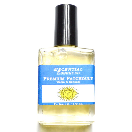Premium Patchouly Perfume Oil by Escential Essences, 1/2oz Bottle