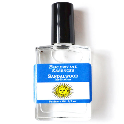 Sandalwood Perfume Oil by Escential Essences, 0.5oz