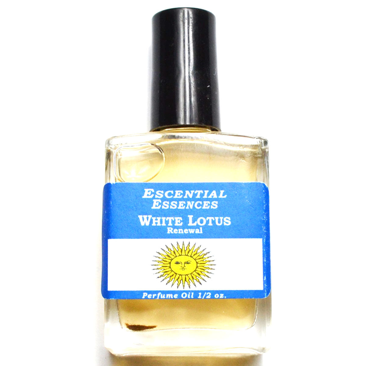White Lotus Renewal and Enlightenment Perfume Oil by Escential Essences, 1/2oz Bottle