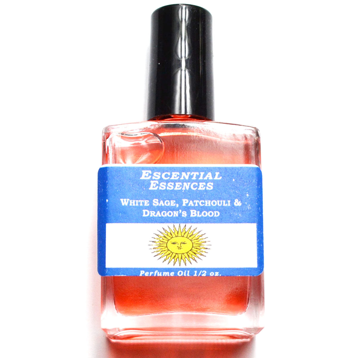 White Sage Patchouli Dragon's Blood Perfume Oil by Escential Essences, One Half Ounce
