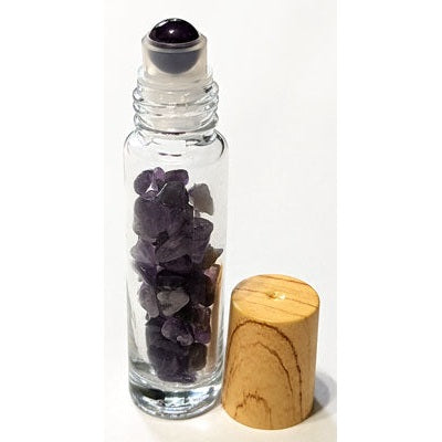 Amethyst Crystal Roller Bottle, 10ml