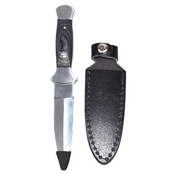 7 1/2" Black wood handle athame