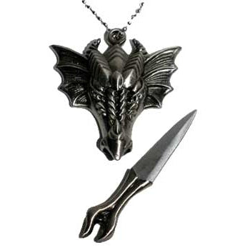 Dragon Head Necklace athame