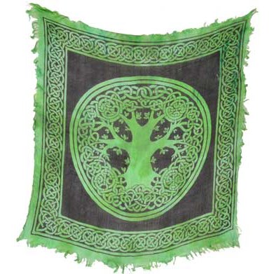 Tree of Life altar cloth 18" x 18"