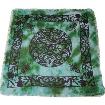 18"x18" Green Man altar cloth