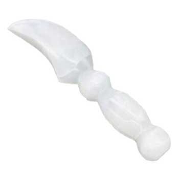 Selenite Crystal Athame, 10"