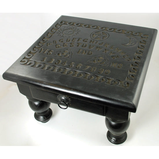 Spirit Board altar table with Drawer 12" x 12" x 9"