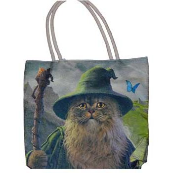 17" x 17" Catdalf tote bag