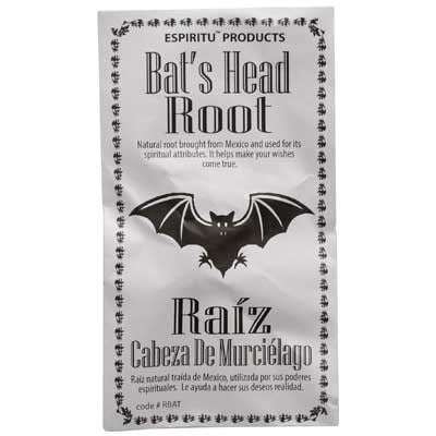 Bat's Head Root resembling a bat's head used for spiritual protection and energy work