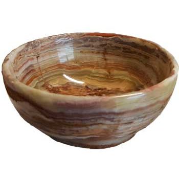 Green Onyx Bowl, 3" Diameter