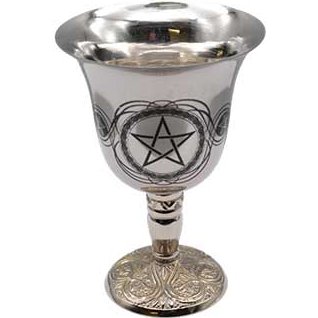 4 3/4" Pentagram chalice stainless steel