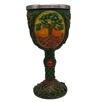 Tree of Life chalice 7 1/4"