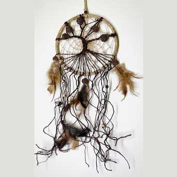 6" Tree Hemp dreamcatcher