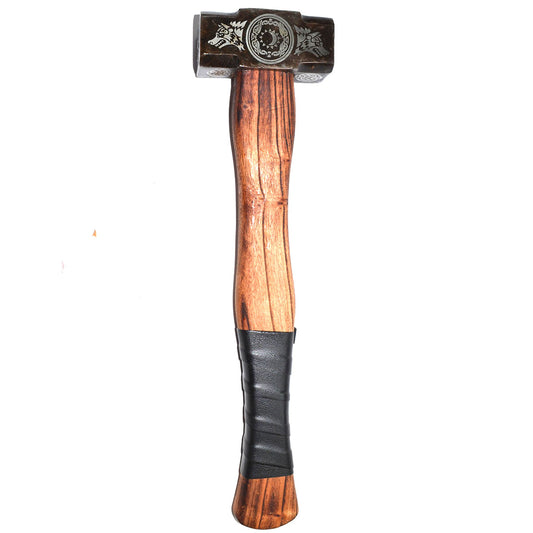 Damascus Steel Viking Hammer