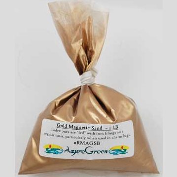 1 Lb Gold Magnetic Sand Lodestone Food