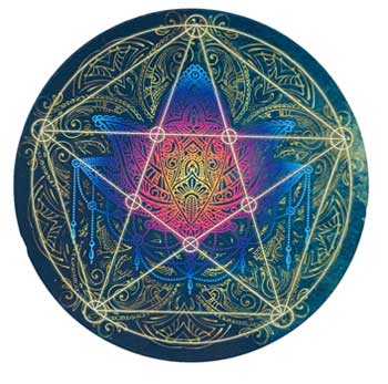 7" Pentagram pendulum board