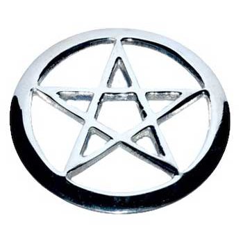 Pentagram Altar Tile, 2 3/4"
