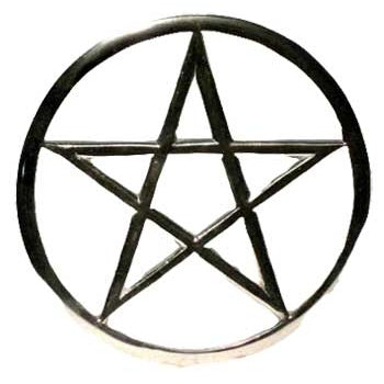 Cut-Out Pentagram altar tile 5 3/4"