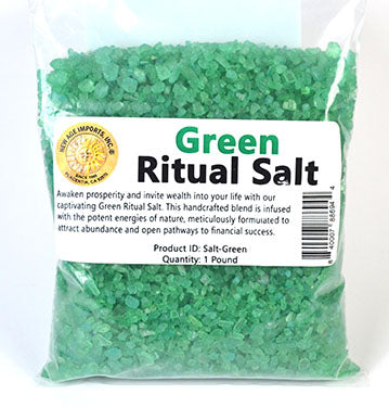 1 Lb Green ritiual salt