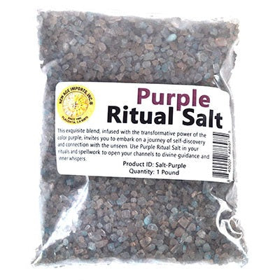 Purple Ritual Salt by AzureGreen, 1 Lb