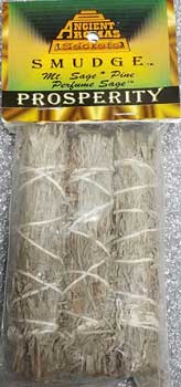 (set of 3) Prosperity smudge stick 4"