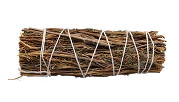 4" Mugwort smudge stick