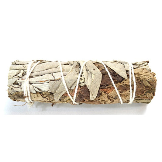 White Sage & Patchouli Smudge Stick, 4 Inches