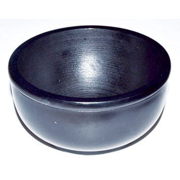 Black Stone Scrying Bowl, 4 Inch