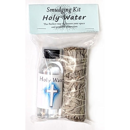 Holy Water Smudging Kit, Set of 2 oz