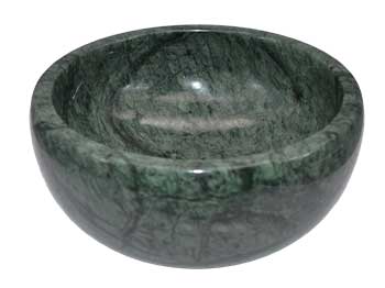 4" Marble Scrying Bowl or Smudge Green Bowl