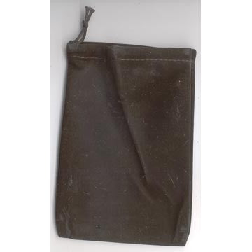Black Velveteen Bag, 4 x 5.5 Inches