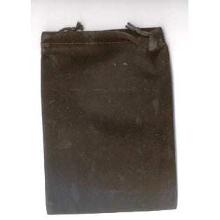 Black Velveteen Pouch, 5 x 7 Inches