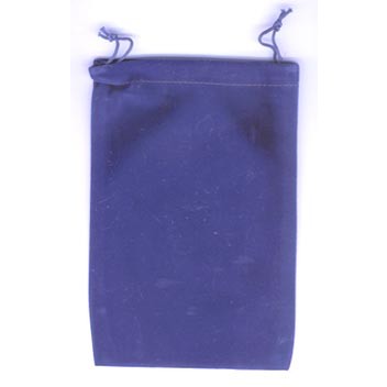 Blue Velveteen Bag, 5 x 7 Inches