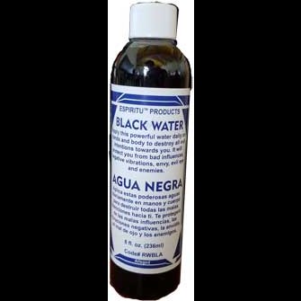 8oz Black Water Aqua Negra