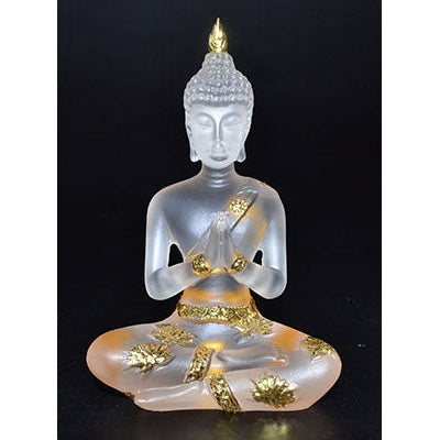 Buddha Clear Gold, 4 1/4"