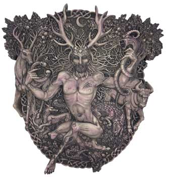 12" Cernunnos plaque