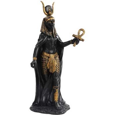 Hathor statue 11"