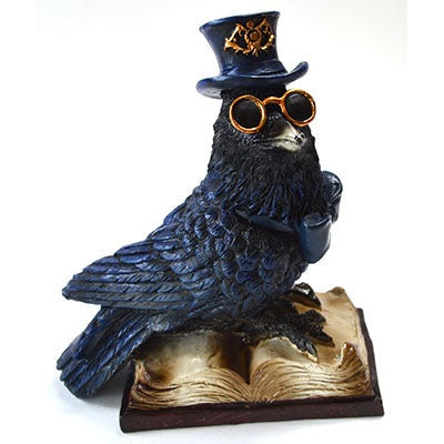 Steampunk Raven Statue, 4 3/4"