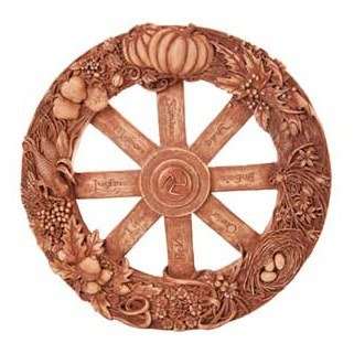 Wheel of the Year Plaque, 11 Inches